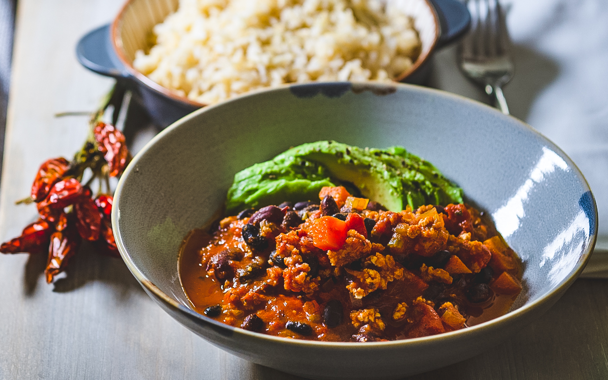 Chili mit Süßkartoffeln