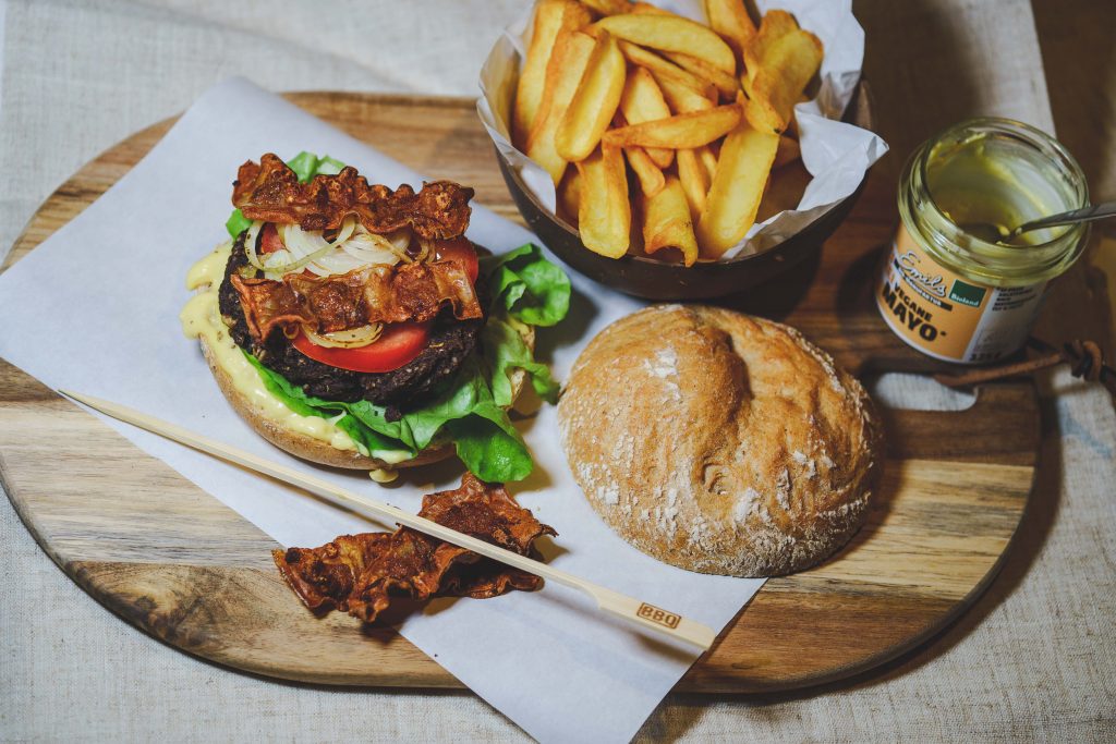 Blackbean Burger, vegan